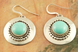 Genuine Campitos Turquoise Native American Earrings